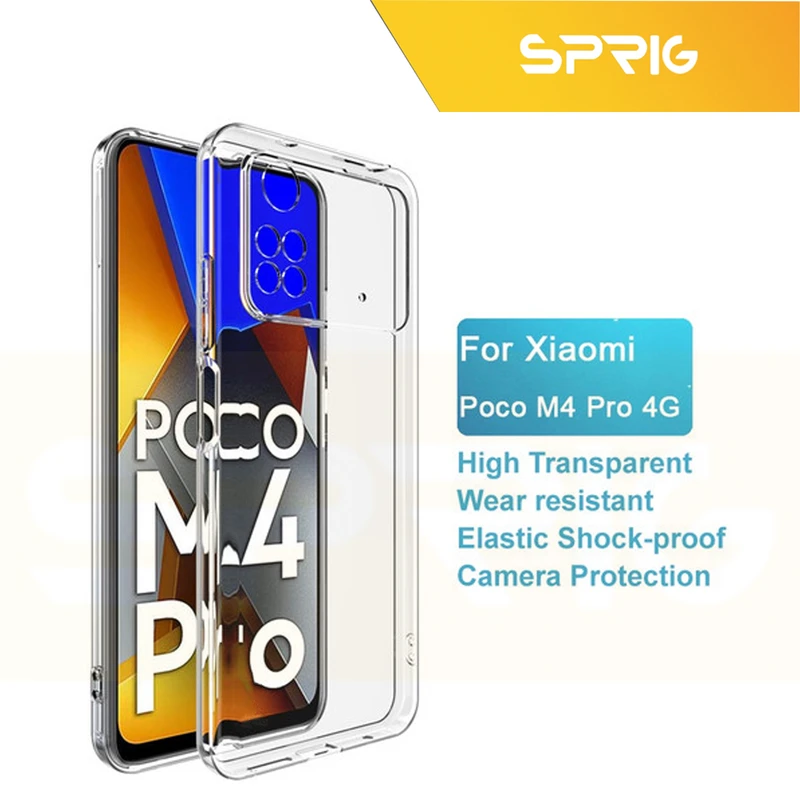 کاور اسپریگ مدل Clear مناسب برای گوشی موبایل شیائومی Poco M4 Pro 4G