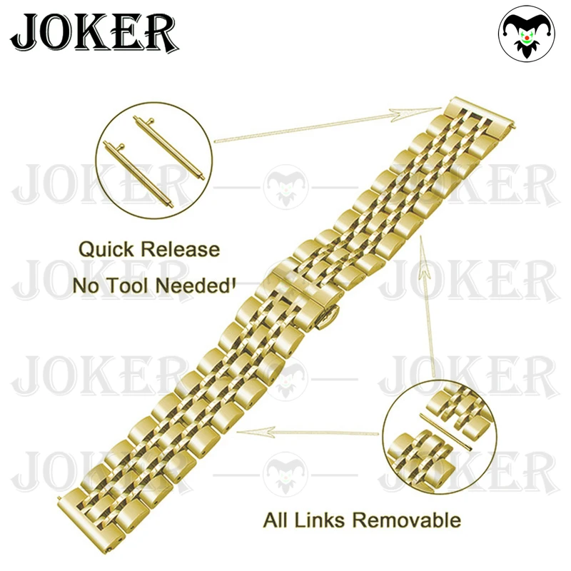 بند جوکر مدل 7Row-JK-TW مناسب برای ساعت هوشمند سامسونگ Gear S3 classic / Frontier