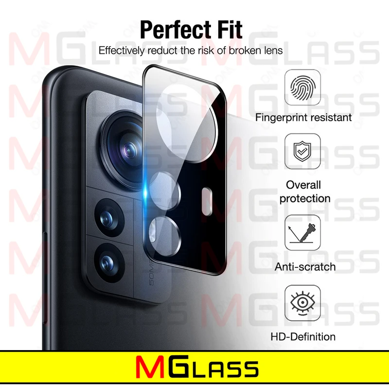 محافظ لنز دوربین ام‌گلس مدل 3D-MG مناسب برای گوشی موبایل شیائومی 12s Pro