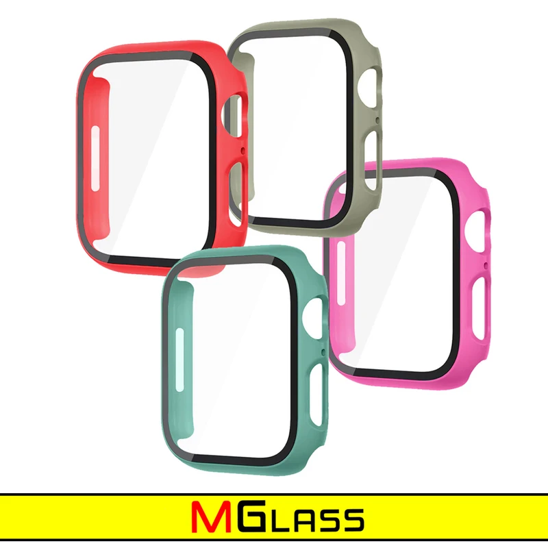 کاور ام‌گلس مدل MG-360 مناسب برای اپل واچ Series 8 Aluminum 45mm / Series 7 Aluminum 45mm به همراه محافظ صفحه نمایش