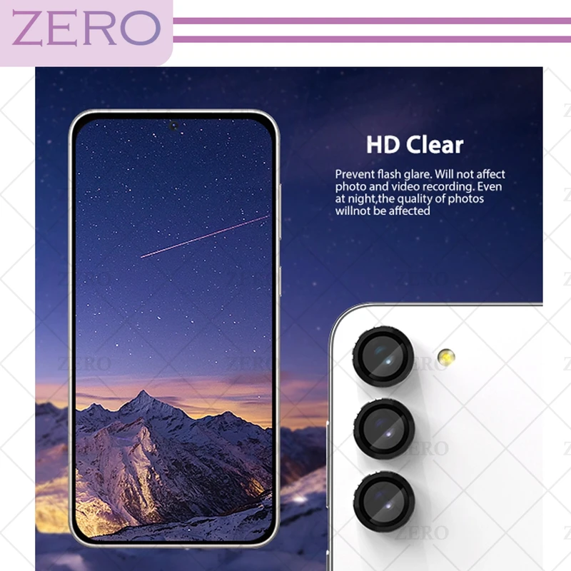 محافظ لنز دوربین رینگی زیرو مدل Ring-Metal-ZR مناسب برای گوشی موبایل سامسونگ Galaxy S23 Fe