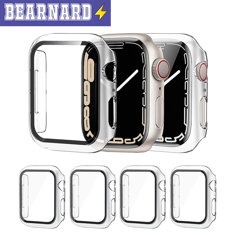 کاور برنارد مدل BR-360 مناسب برای اپل واچ Series 8 Aluminum 41mm / Series 7 Aluminum 41mm به همراه محافظ صفحه نمایش