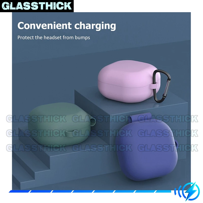 کاور گلستیک مدل Silicon-GL مناسب برای کیس هدفون بی سیم سامسونگ Galaxy Buds Live / Buds Pro / Buds 2 / Buds 2 Pro