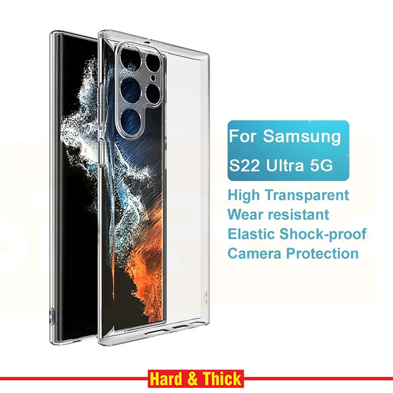 کاور هارد اند تیک مدل Clear مناسب برای گوشی موبایل سامسونگ Galaxy S22 Ultra