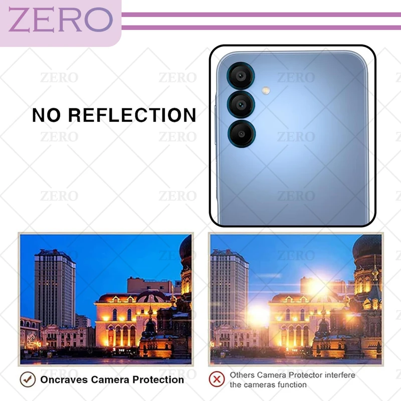 محافظ لنز دوربین زیرو مدل Ring-Metal-ZR مناسب برای گوشی موبایل سامسونگ Galaxy A25