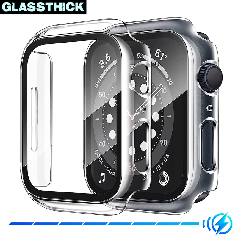 کاور گلستیک مدل GT-360 مناسب برای اپل واچ Series 1 Aluminum 42 / Series 2 42mm / Series 3 42mm به همراه محافظ صفحه نمایش