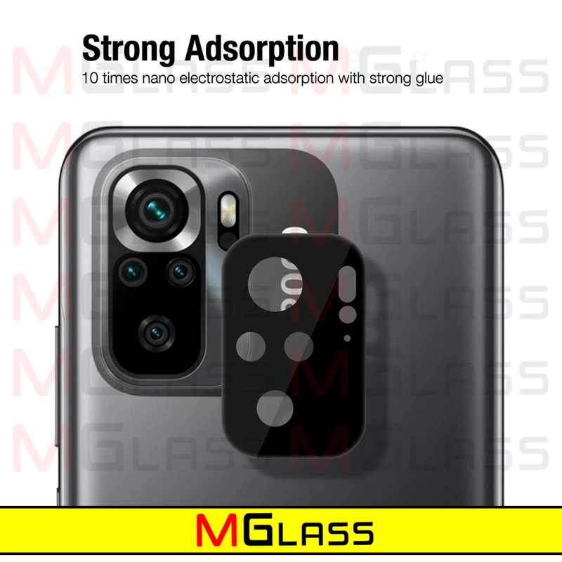 محافظ لنز دوربین ام‌گلس مدل 3D-MG مناسب برای گوشی موبایل شیائومی Poco M5s