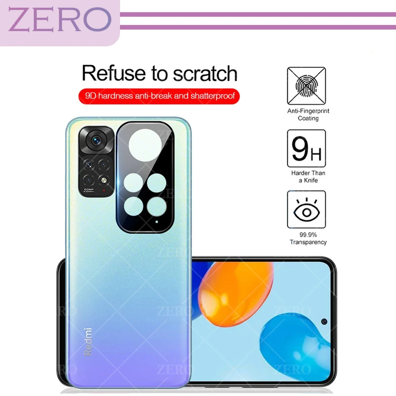 محافظ لنز دوربین زیرو مدل 3D-ZR مناسب برای گوشی موبایل شیائومی Redmi Note 11 4G