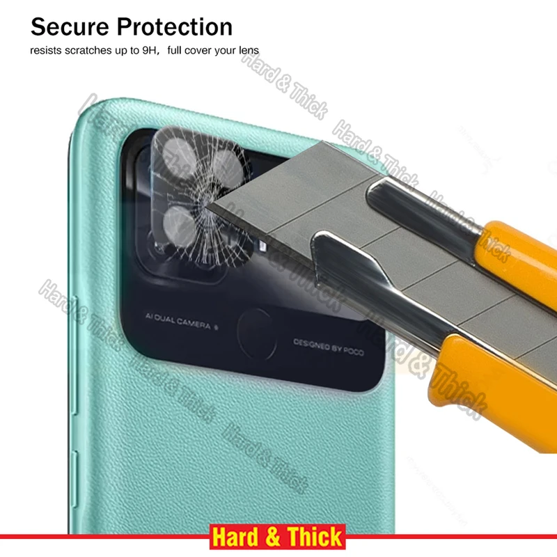 محافظ لنز دوربین هارد اند تیک مدل 3D-HT مناسب برای گوشی موبایل شیائومی Poco C40 / Redmi 10C