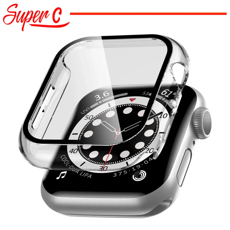 کاور سوپرسی مدل SC-360 مناسب برای اپل واچ Series 8 Aluminum 45mm / Series 7 Aluminum 45mm به همراه محافظ صفحه نمایش