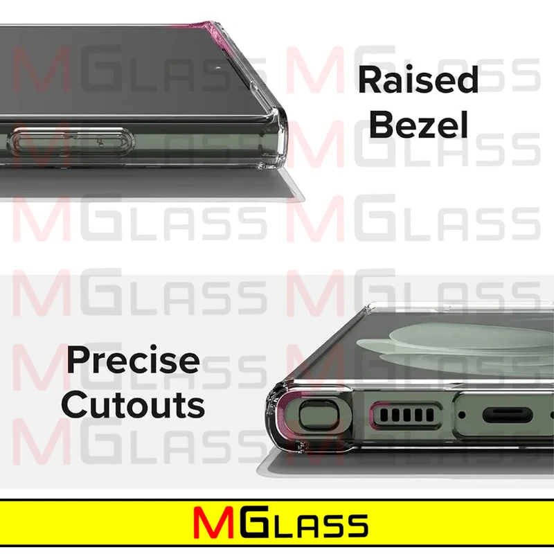 کاور ام‌گلس مدل Clear-MG مناسب برای گوشی موبایل سامسونگ Galaxy S24 Ultra 5G