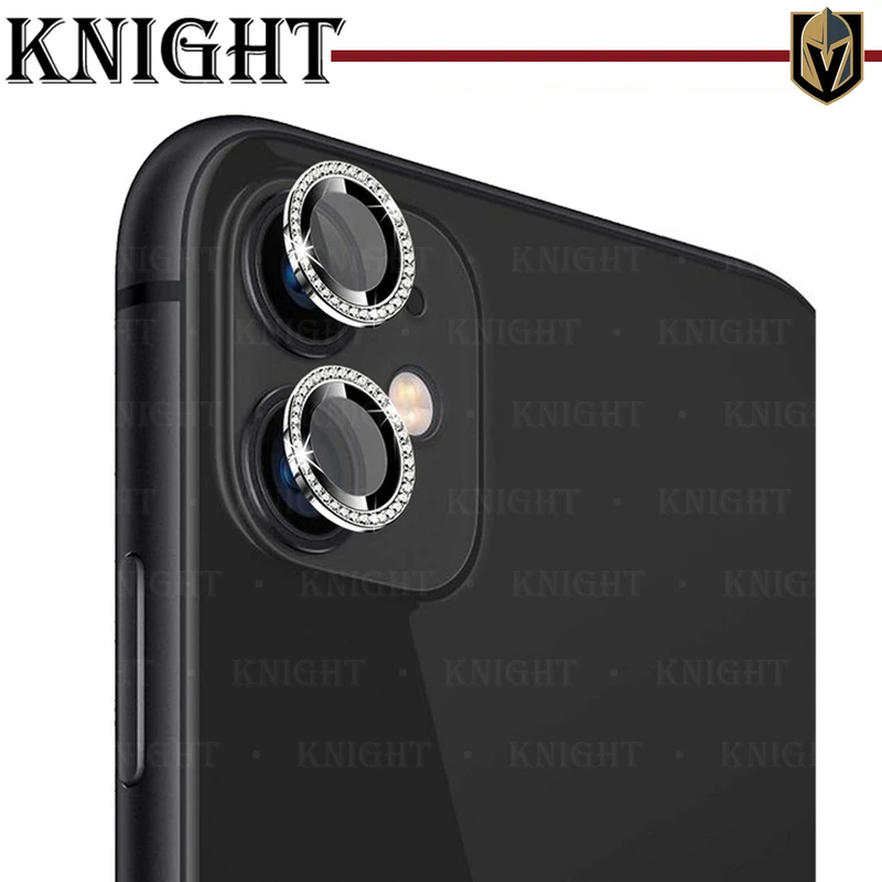 محافظ لنز دوربین نایت مدل Ring-Diamond مناسب برای گوشی موبایل اپل Iphone 11