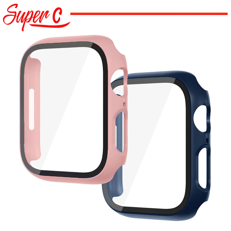 کاور سوپرسی مدل SC-360 مناسب برای اپل واچ Series 8 Aluminum 45mm / Series 7 Aluminum 45mm به همراه محافظ صفحه نمایش