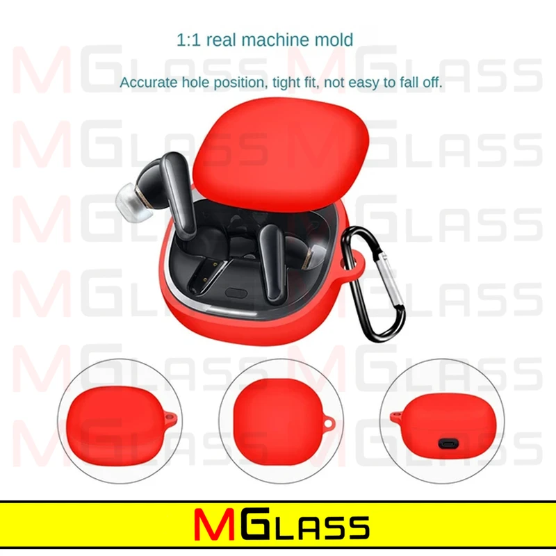 کاور ام‌گلس مدل Silicon-MG مناسب برای کیس هدفون بی سیم انکر Soundcore Liberty 4
