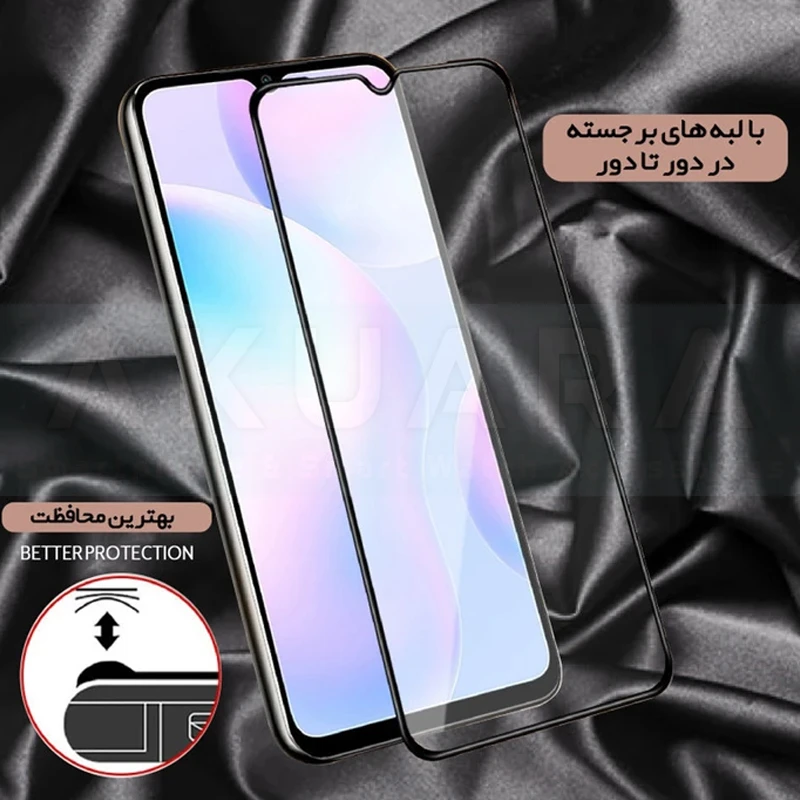 محافظ صفحه نمایش ایربگ دار آکوآرا مدل Airbag AKU ab3 مناسب برای گوشی موبایل شیائومی Redmi A1 Plus مجموعه سه عددی