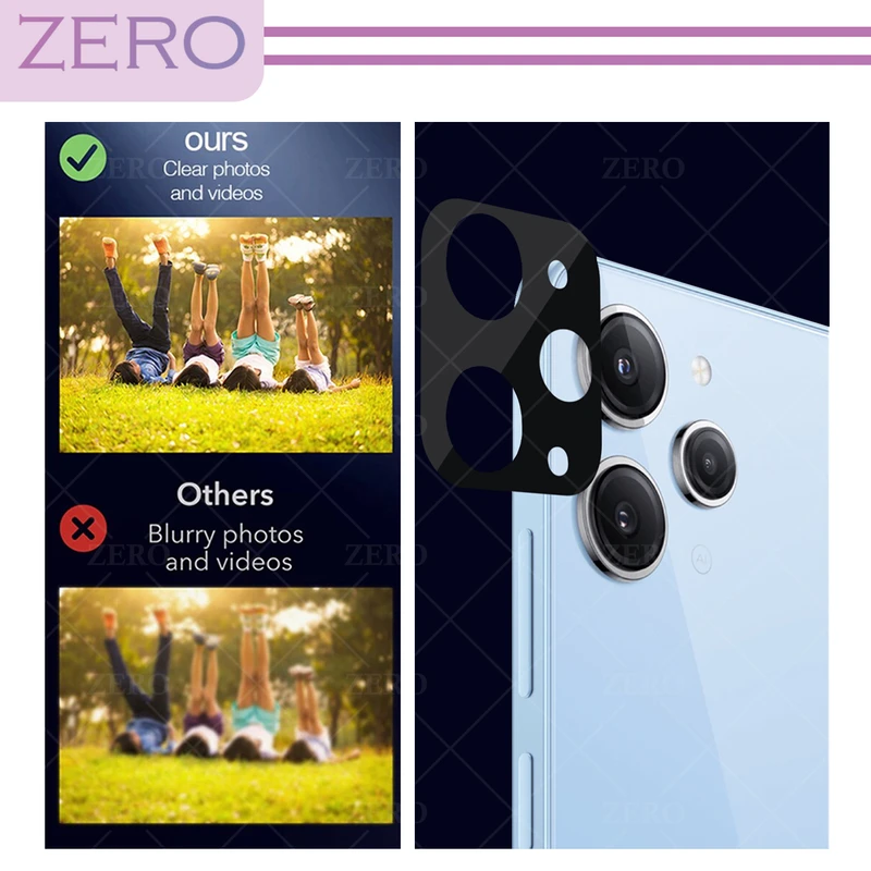 محافظ لنز دوربین زیرو مدل 3D-ZR مناسب برای گوشی موبایل شیائومی Redmi 12