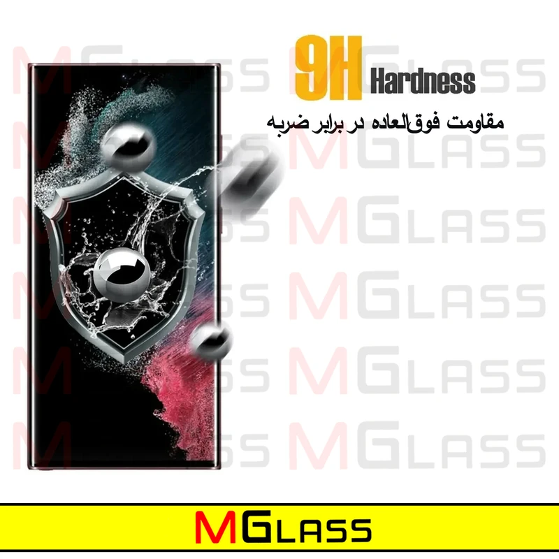کاور ام‌گلس مدل Clear-MGL مناسب برای گوشی موبایل سامسونگ Galaxy S24 Ultra 5G به همراه محافظ صفحه نمایش گوشی