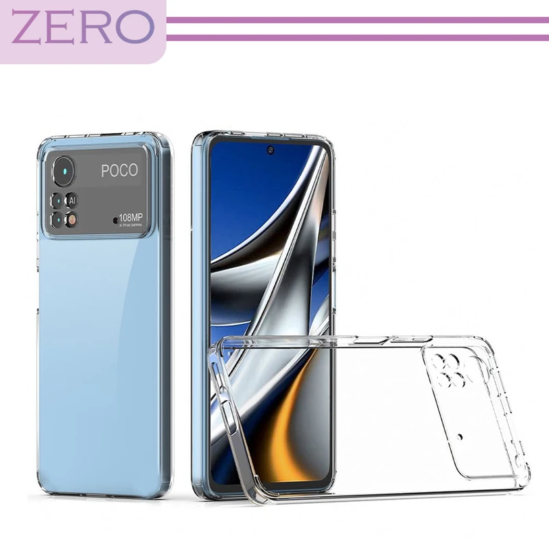 کاور زیرو مدل Clear مناسب برای گوشی موبایل شیائومی Poco X4 pro 5G