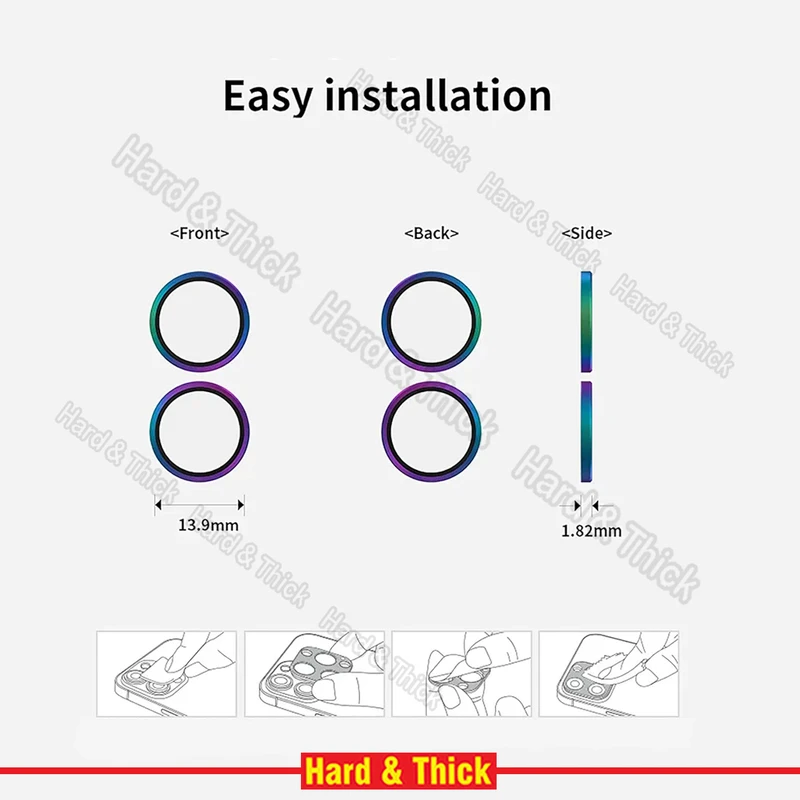 محافظ لنز دوربین رینگی هارد اند تیک مدل Ring-Metal-HT مناسب برای گوشی موبایل ناتینگ Phone 1