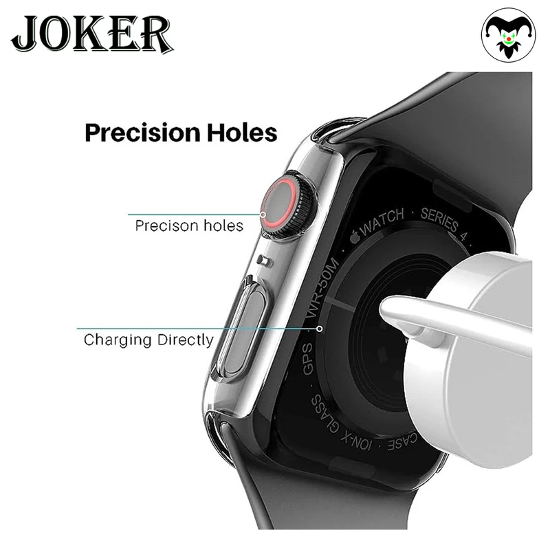 کاور جوکر مدل JK-360 مناسب برای اپل واچ Series SE 2022 Aluminum Case 44mm / SE 2021 Aluminum Case 44mm / Series 5 44mm / Series 6 44mm / SE 44mm به همراه محافظ صفحه نمایش