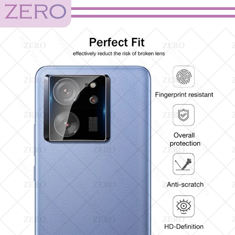 محافظ لنز دوربین زیرو مدل 3D-ZR مناسب برای گوشی موبایل شیائومی 13T / 13T Pro