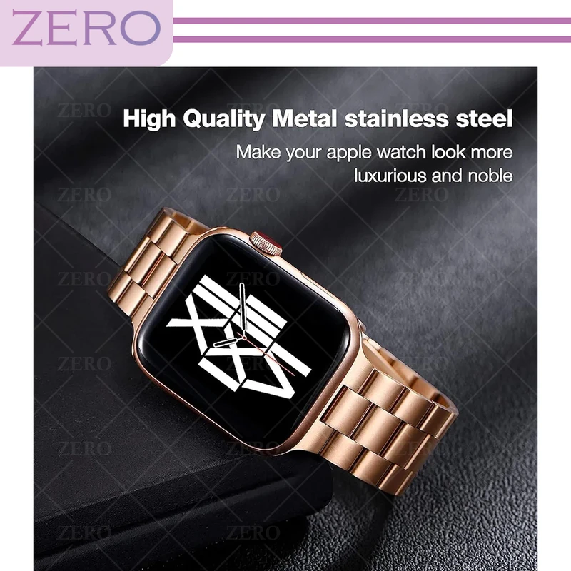 بند زیرو مدل 3Bid-Cover-ZR مناسب برای اپل واچ Series 8 Aluminum 45mm / Series 7 Aluminum 45mm به همراه کاور