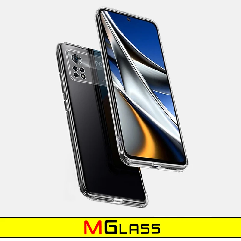 کاور ام‌گلس مدل Clear مناسب برای گوشی موبایل شیائومی Poco X4 pro 5G