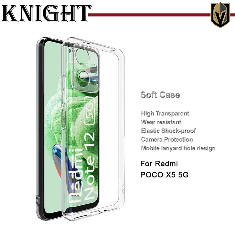 کاور نایت مدل Clear مناسب برای گوشی موبایل شیائومی Poco X5 5G / Redmi Note 12 5G