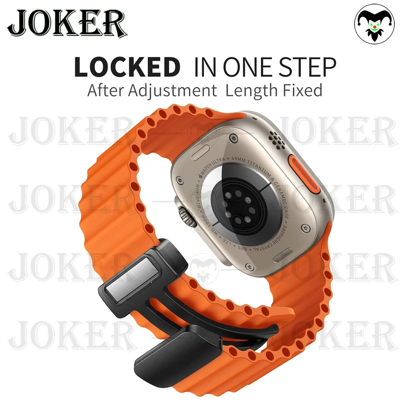 بند جوکر مدل Ocean-ORG-JK مناسب برای ساعت هوشمند ویرفیت HK8 pro max / HK9 Ultra 2 / T900 Ultra
