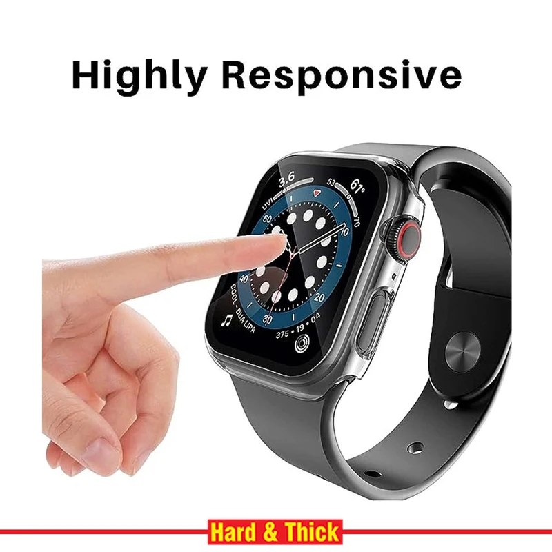 کاور هارد اند تیک مدل HT-360 مناسب برای اپل واچ Series 8 Aluminum 45mm / Series 7 Aluminum 45mm به همراه محافظ صفحه نمایش
