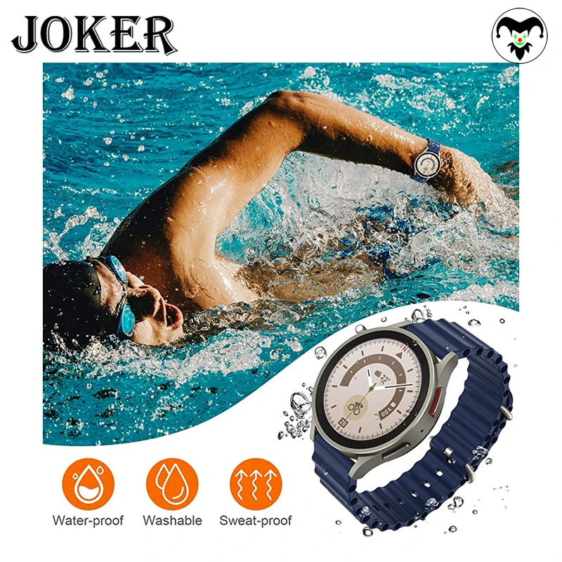 بند جوکر مدل Ocean مناسب برای ساعت هوشمند سامسونگ Galaxy Watch 3 41mm / Watch 4 40mm / Watch 4 42mm / Watch 4 44mm / Watch 4 46mm