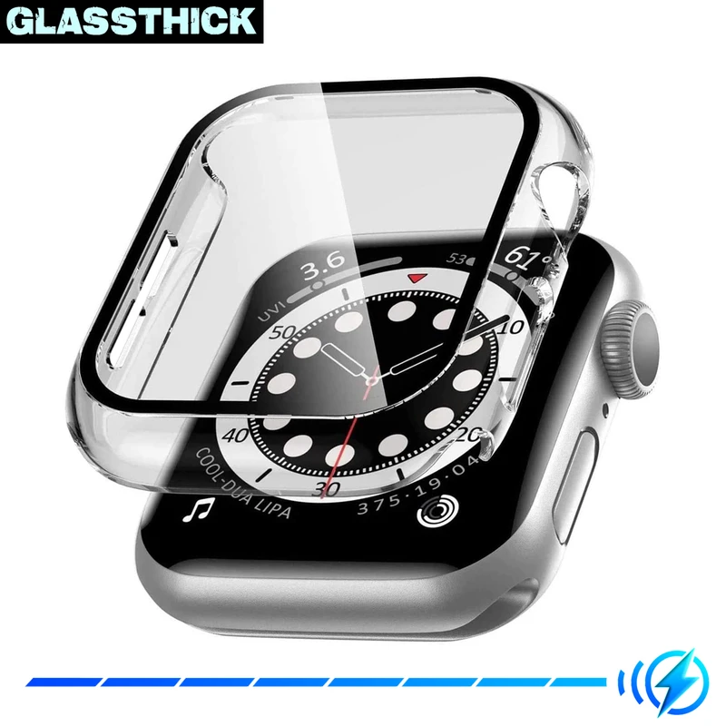 کاور گلستیک مدل GT-360 مناسب برای اپل واچ Series 1 Aluminum 38 / Series 2 38mm / Series 3 38mm به همراه محافظ صفحه نمایش