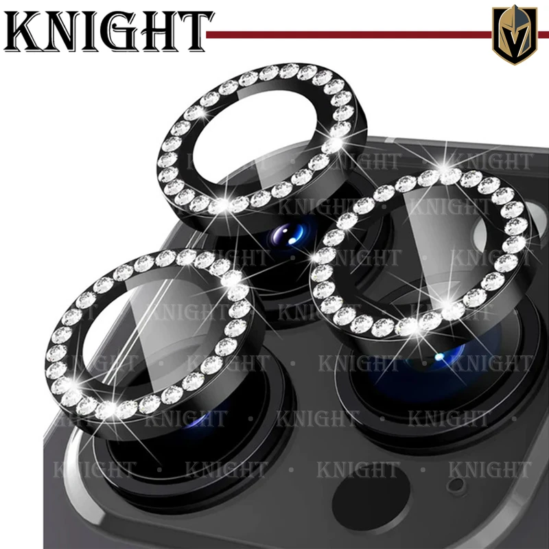 محافظ لنز دوربین نایت مدل Diamond Ring مناسب برای گوشی موبایل اپل Iphone 12 Pro Max