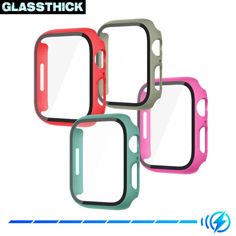 کاور گلستیک مدل GT-360 مناسب برای اپل واچ Series SE 2022 Aluminum Case 44mm / SE 2021 Aluminum Case 44mm / Series 5 44mm / Series 6 44mm / SE 44mm به همراه محافظ صفحه نمایش