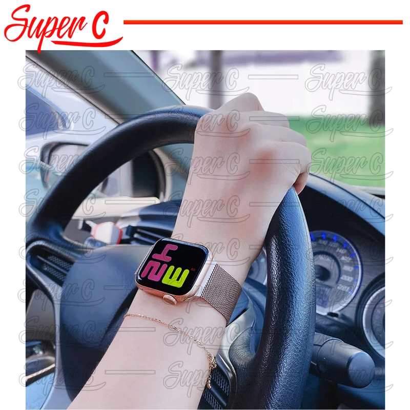 بند سوپرسی مدل Milanese-SC مناسب برای ساعت هوشمند الترا T1000 Ultra 49mm