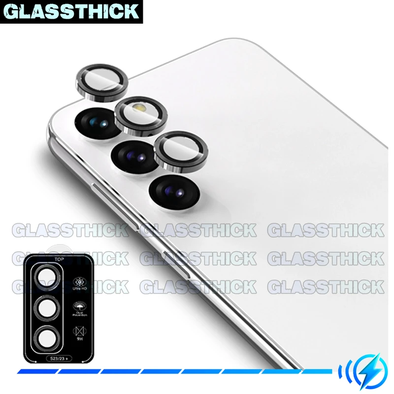 محافظ لنز دوربین رینگی گلستیک مدل Ring-Metal-GL مناسب برای گوشی موبایل سامسونگ Galaxy S23 Fe