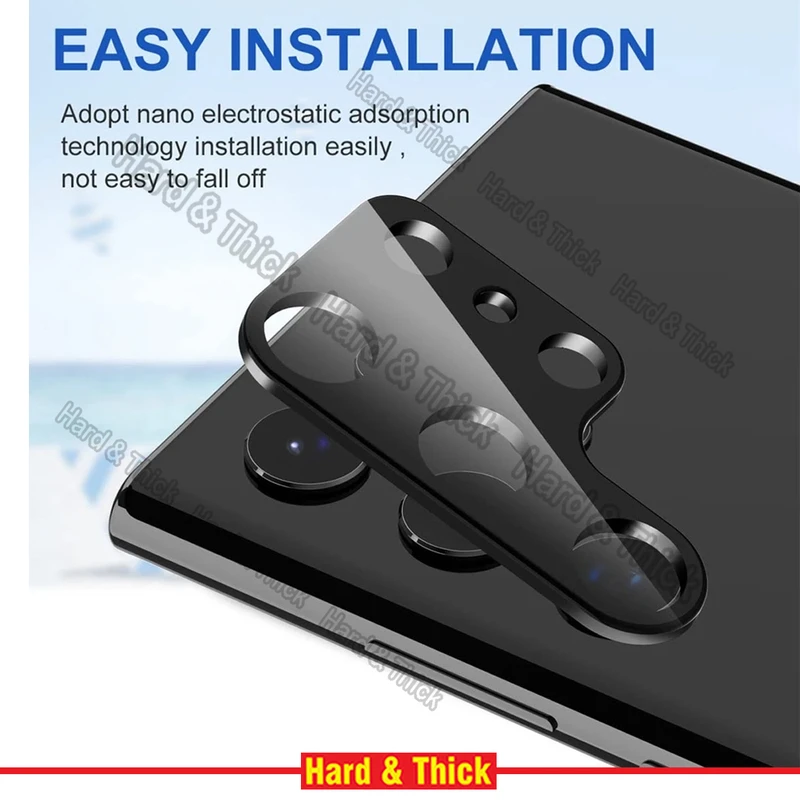 محافظ لنز دوربین هارد اند تیک مدل 3D-HT مناسب برای گوشی موبایل سامسونگ Galaxy S22 Ultra