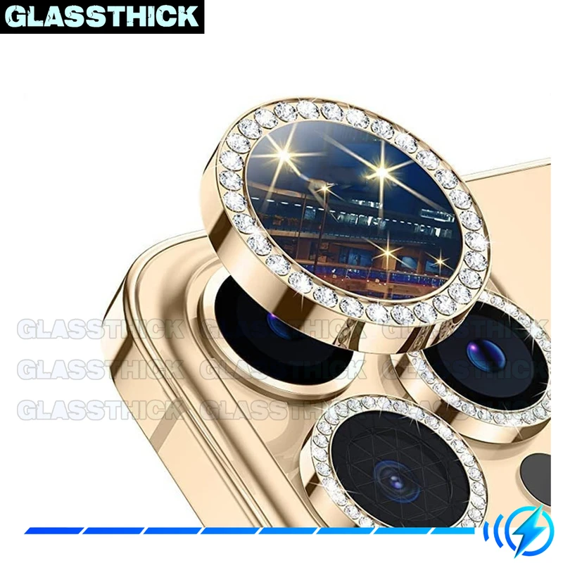 محافظ لنز دوربین گلستیک مدل Diamond Ring مناسب برای گوشی موبایل اپل Iphone 12 Pro Max
