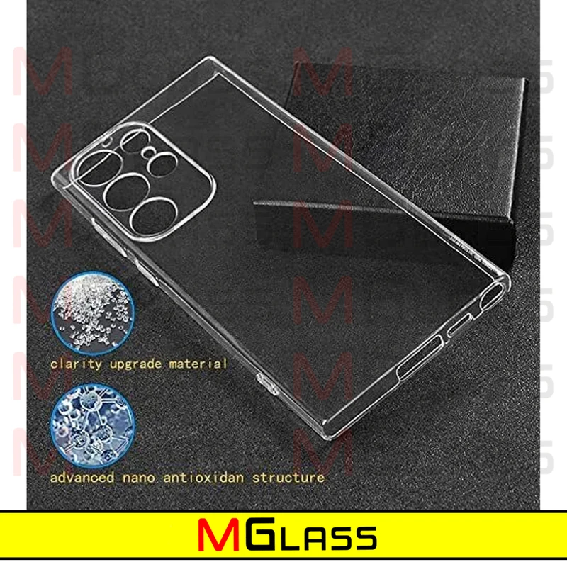 کاور ام‌گلس مدل Clear-MGL مناسب برای گوشی موبایل سامسونگ Galaxy S24 Ultra 5G به همراه محافظ صفحه نمایش گوشی