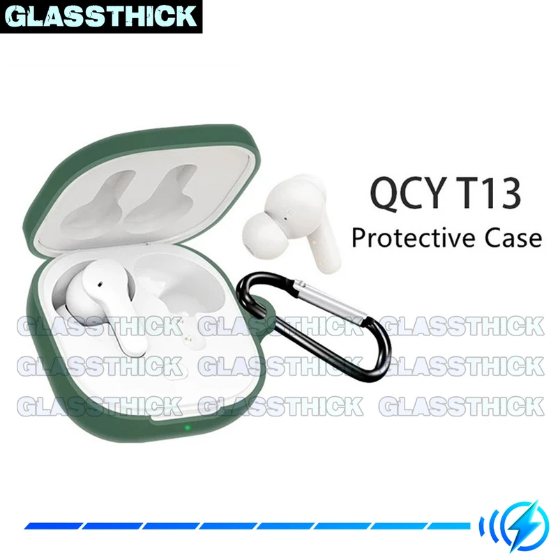 کاور گلستیک مدل Silicon-GL مناسب برای کیس هدفون بی سیم کیو سی وای T13 ANC