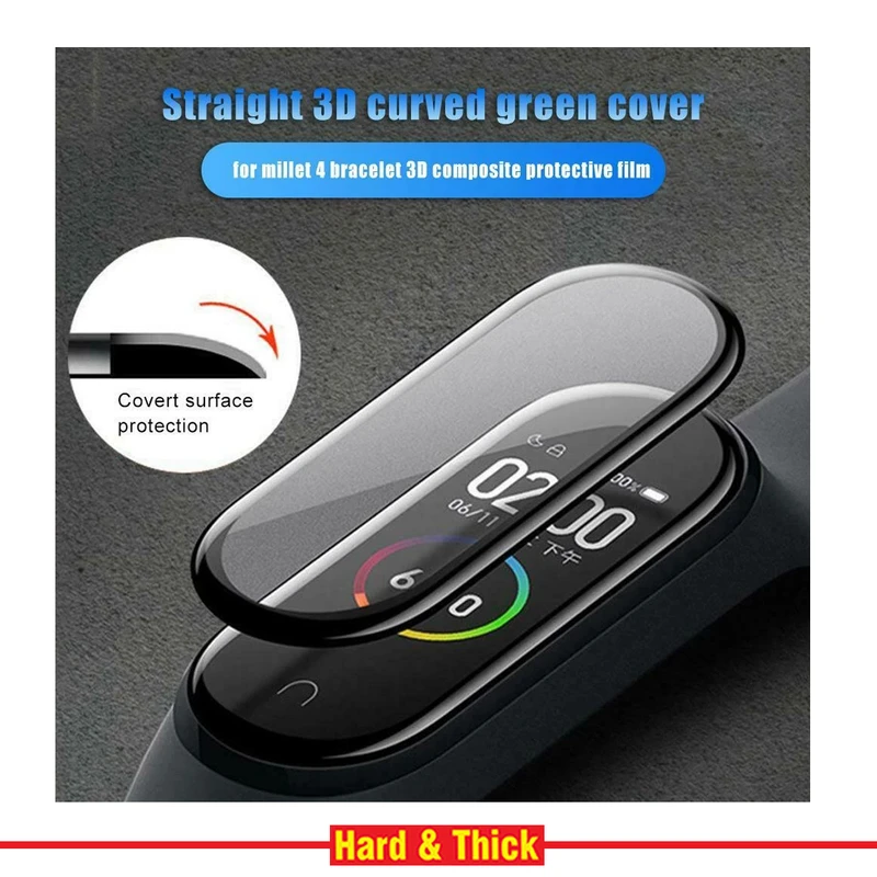 محافظ صفحه نمایش نانو هارد اند تیک مدل NHT مناسب برای ساعت هوشمند شیائومی Mi Band 7 بسته سه عددی