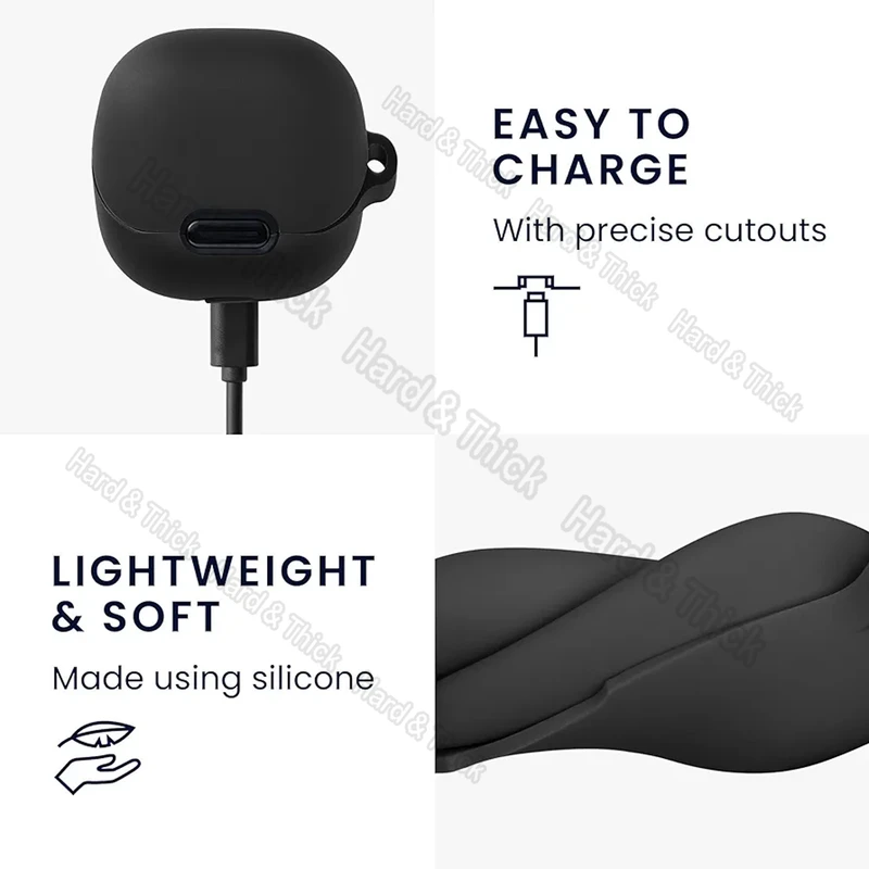 کاور هارد اند تیک مدل Silicone-HT مناسب برای کیس هدفون بی سیم انکر Liberty 4 NC