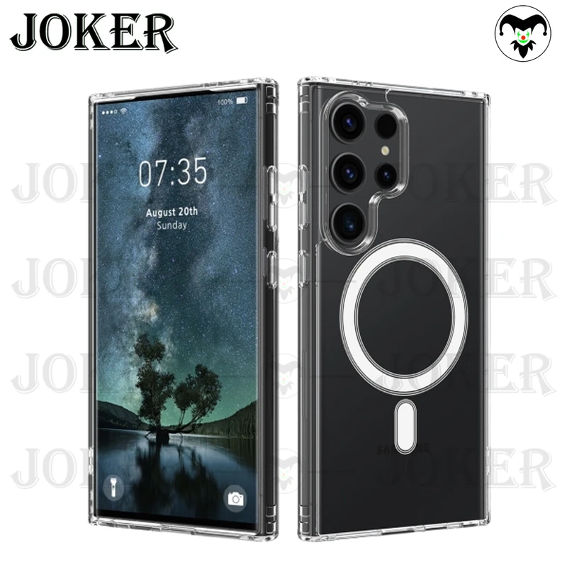 کاور جوکر مدل JK-Magsafe-Clear مناسب برای گوشی موبایل سامسونگ Galaxy S24 Ultra