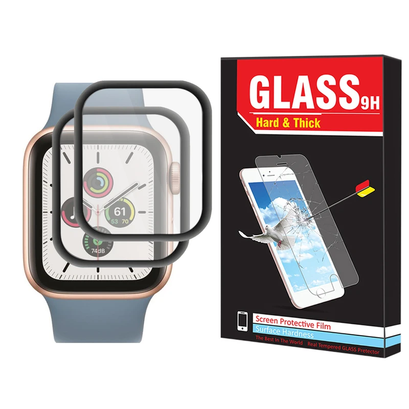 محافظ صفحه نمایش نانو هارد اند تیک مدل NHT مناسب برای ساعت هوشمند اپل Watch Series 7 SE 40mm بسته دو عددی