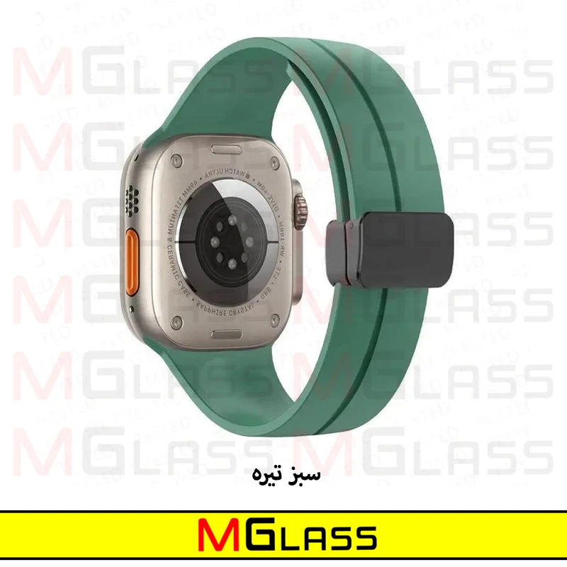بند ام‌گلس مدل Magnetic-MG مناسب برای اپل واچ Series SE 2022 44mm / SE 2021 44mm / Series 5 44mm / Series 6 44mm / SE 44mm