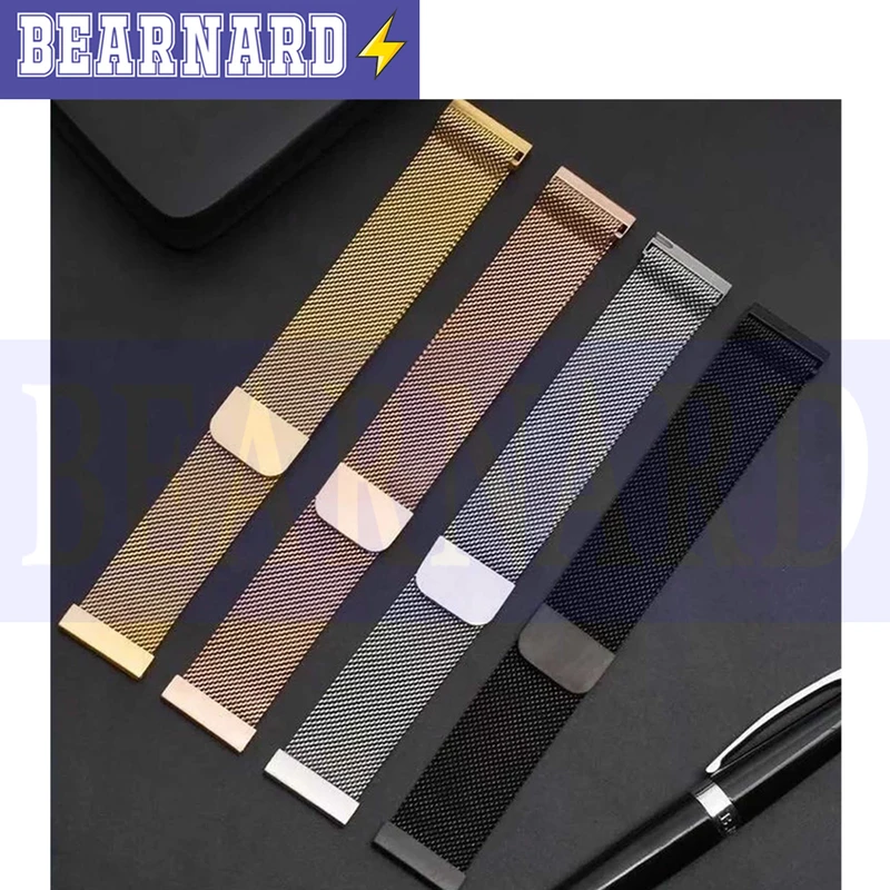 بند برنارد مدل Milanese-BR-TW مناسب برای ساعت هوشمند امیزفیت Bip 5