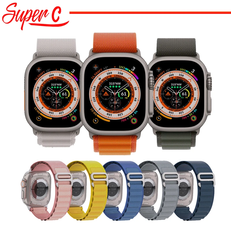بند سوپرسی مدل Loop Alpine مناسب برای ساعت هوشمند هاینو تکو T93 Ultra Max