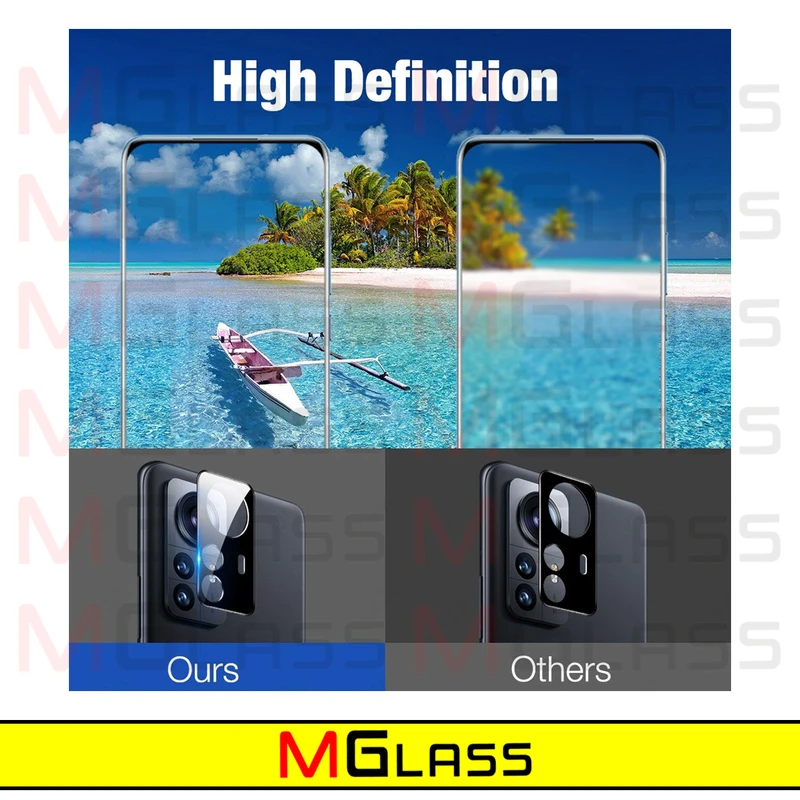 محافظ لنز دوربین ام‌گلس مدل 3D-MG مناسب برای گوشی موبایل شیائومی Poco C40 / Redmi 10C
