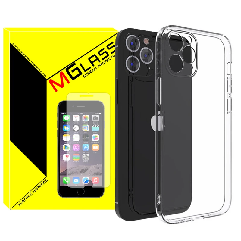 کاور ام‌گلس مدل Clear مناسب برای گوشی موبایل اپل iPhone 13 Pro