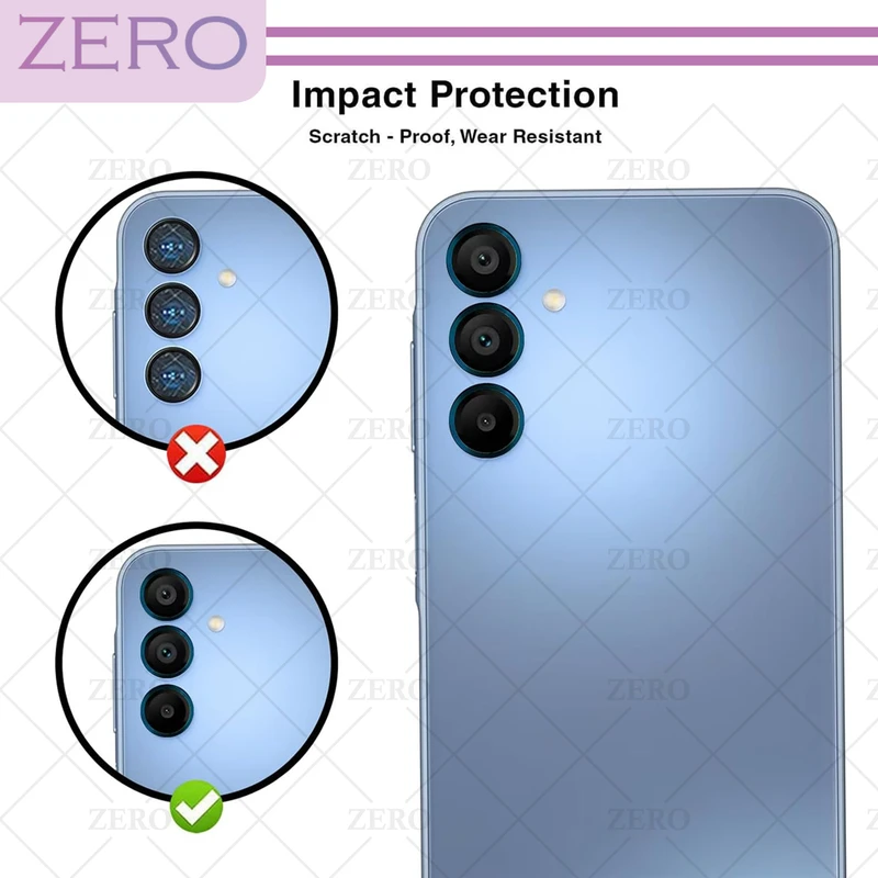 محافظ لنز دوربین زیرو مدل Ring-Metal-ZR مناسب برای گوشی موبایل سامسونگ Galaxy A25